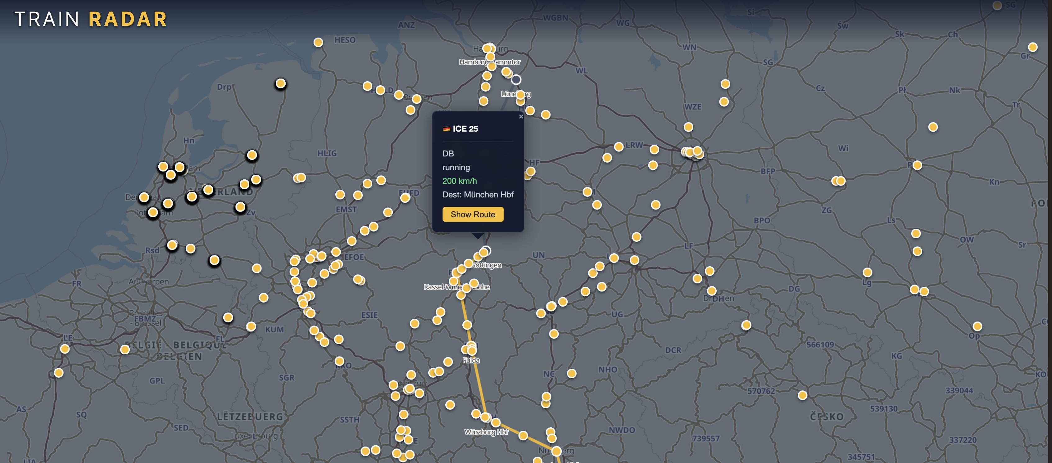 Train Radar screenshot 1